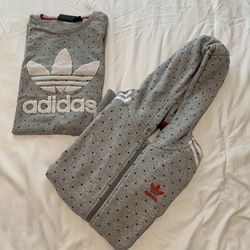 Adidas Sweater & Shirt Combo