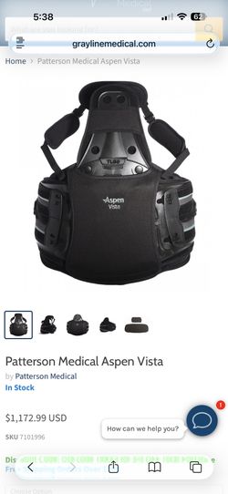 Aspen Vista Back Brace Support And Lumbar 