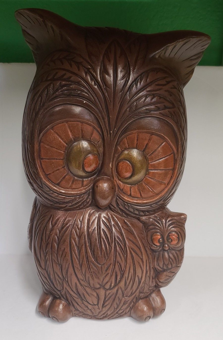 Cute Vintage Ceramic Owl Figurine 