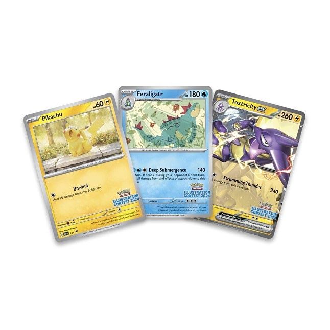 Pokémon Illustration Contest 2024 Promo Cards SEALED (All 3 Promos)