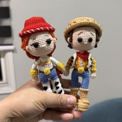 🧶handmade crochet Jessie and Woody