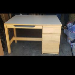 Free Solid Wood Desk 