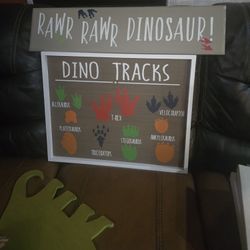Dino themed decor 