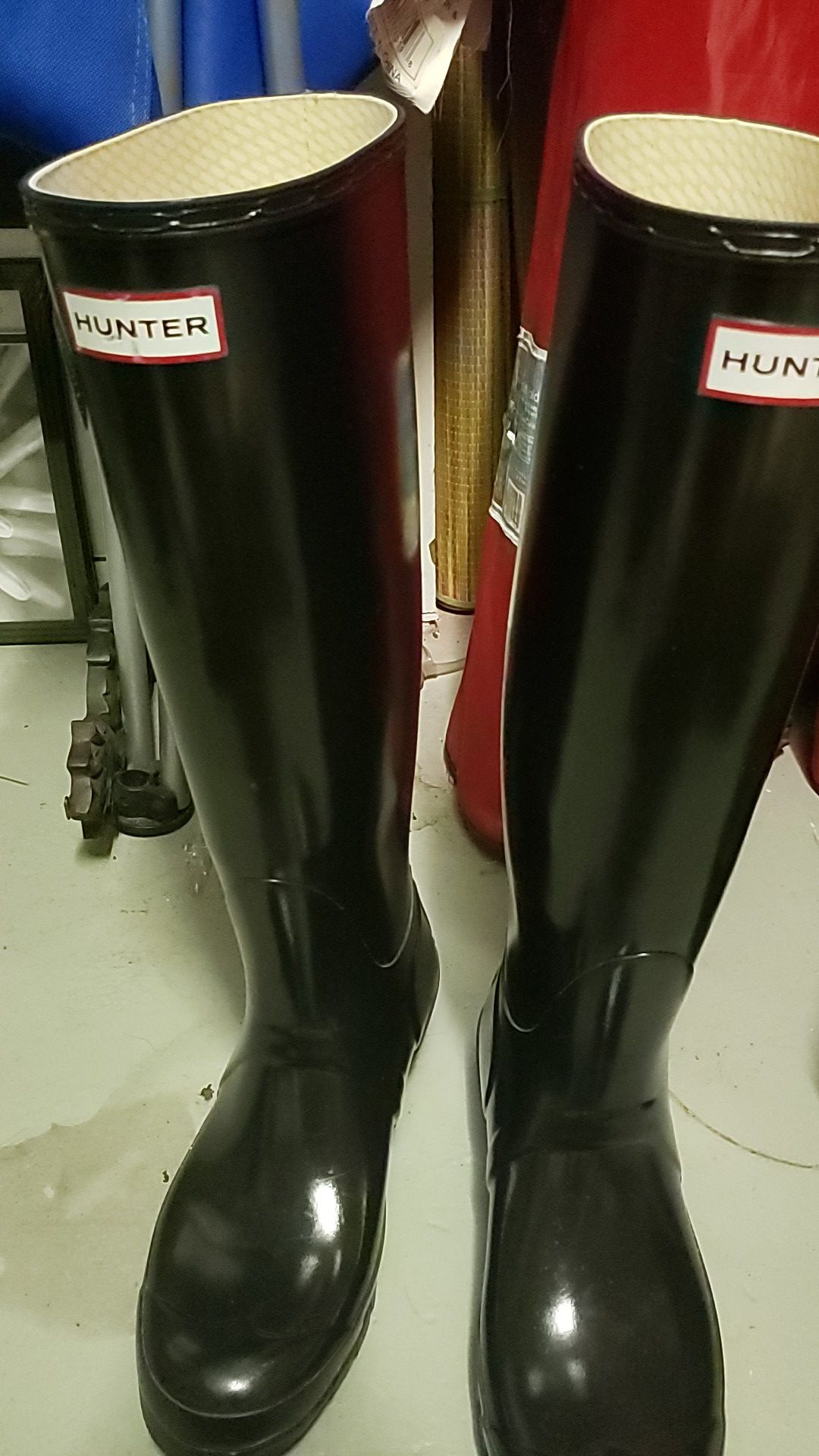 Hunter Tall Black Rain Boots