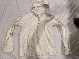 Zara Men’s Linen Shirt with Hood, Size L