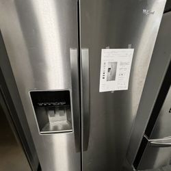 Whirlpool Side By Side Fridge Stainless Steel