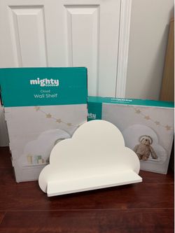 3x Cloud Wall Shelf
