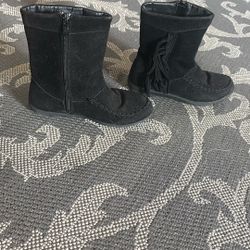 Girls Fringe Boots Size 1