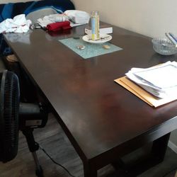 Table No Chairs Great Condition Has Glass In Center Of Table Beautiful  Mpu