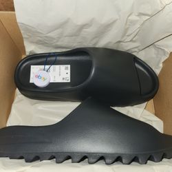 New Size 12 Adidas Yeezy Slide Onyx Authenticated By EBay For Pickup Near Miami Airport Price Firm 