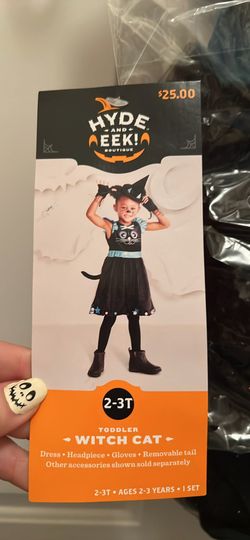 Halloween Costume Cat Witch NEW