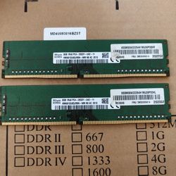 2x 8GB Sk Hynix ECC UDIMM DDR4 RAM