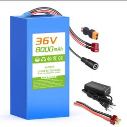 36V 8AH Ebike Battery Lithium  for 100W-500W Ebike Electric Bicycle 25A BMS