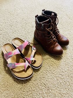 Girls Sandals & Boots (Size 5)