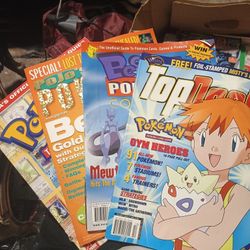 4 Collectable Pokemon Magazines 
