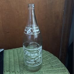 Antique Fawn Beverage Bottle