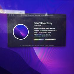 Apple Mac Book Pro 2015