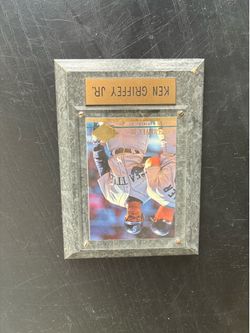 Ken Griffey Jr Plaque