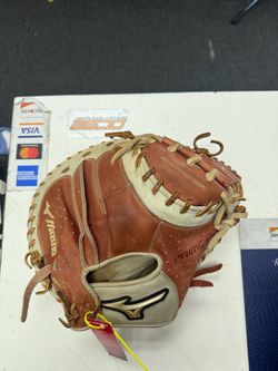 Game Ready Mizuno Elite Catchers Mitt 33.5” Clean Amazing Condition
