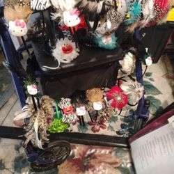 Start At $1! Feathered Headbands, Hello Kitty And Elmo $2.50 Each