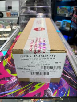 Pokemon Chaos Rising booster box case sealed