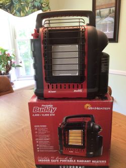 Indoor portable radiant heater, Portable Buddy