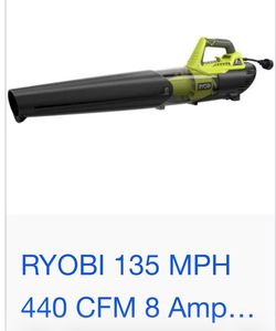 Ryobi corded blower