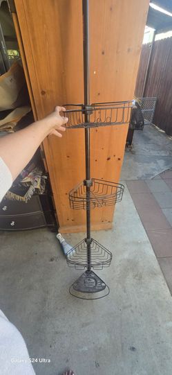 Shampoo holder shelf unit 6'8" tall $15