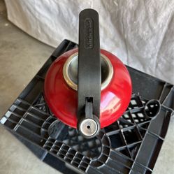 Red Kitchenaid Tea Kettle
