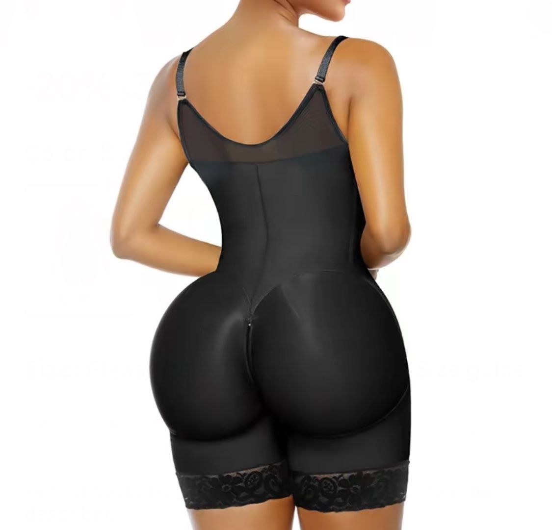 Women Fajas Colombian Tummy Control Butt Lifter With zipper Crotch Compression Garment