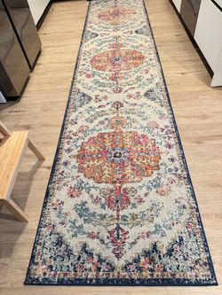 Boho Medallion Runner Rug