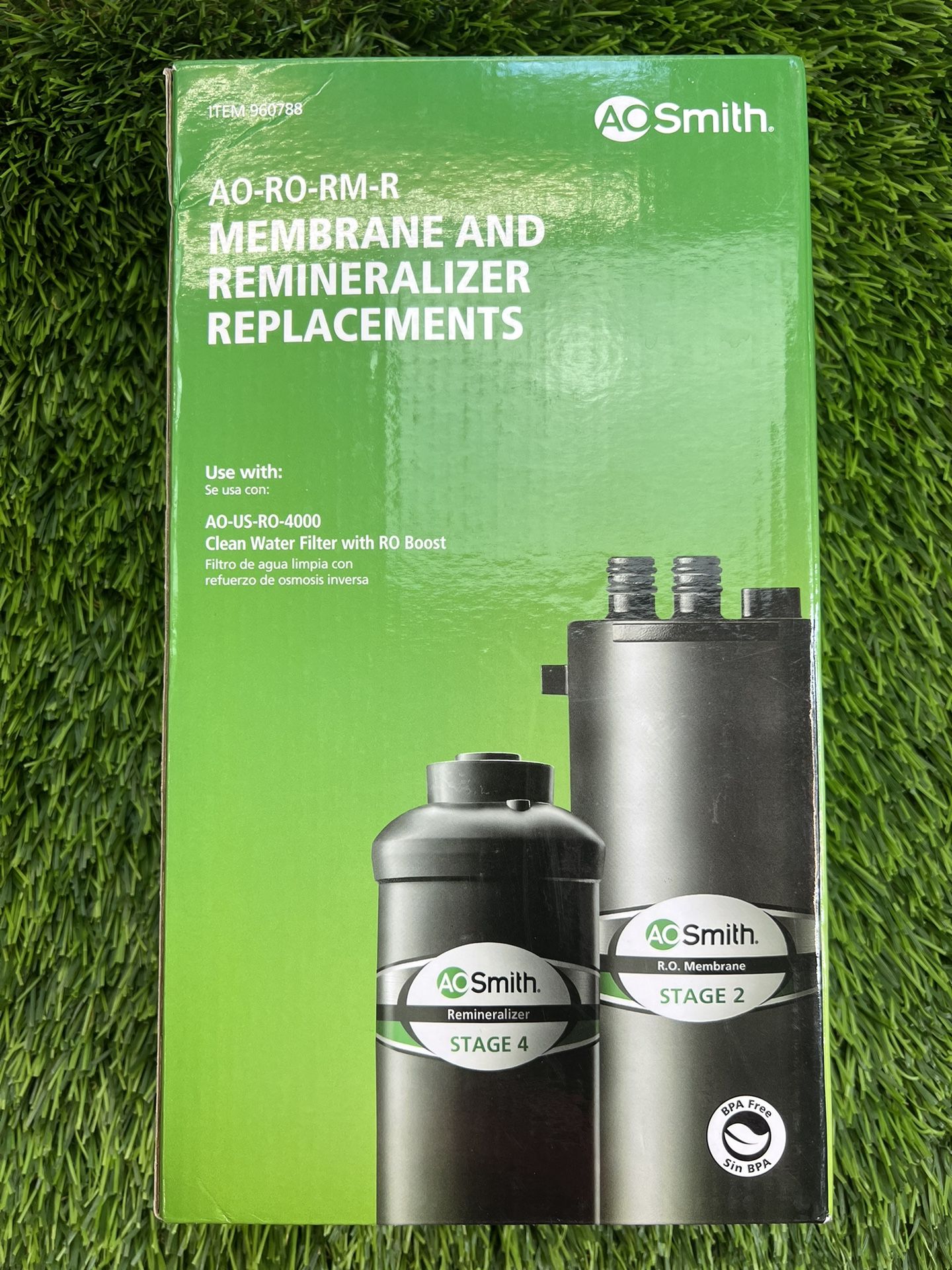 A.O. Smith Set  Replacement Filter #960788 Membrane & Remineralizer New