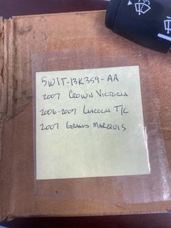 Lincoln Town Car Turn Signal Switch 