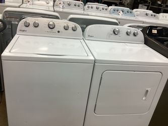 Whirlpool Top Load Washer and Electric Dryer Set