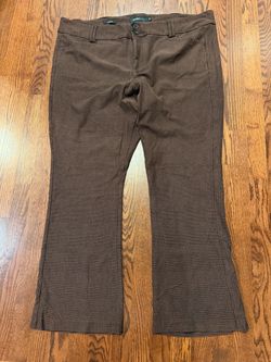 Torrid Studio Luxe Ponte Boot Stretch Brown Pants Women's Size 26R