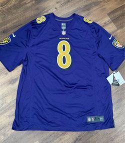Nike Baltimore Ravens #8 L. Jackson NFL Jersey 3XL