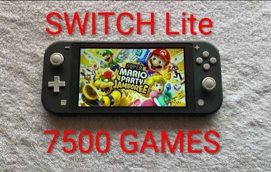 NINTENDO SWITCH LITE with 7500 GAMES
