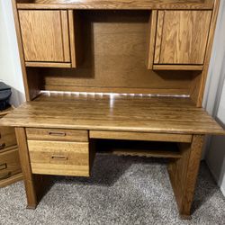 Solid Oak Desk