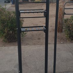 6 ft 4 post network rack