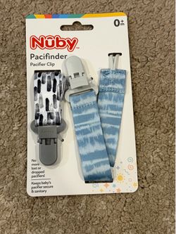 Nuby 2pk Pacifinder - Blue