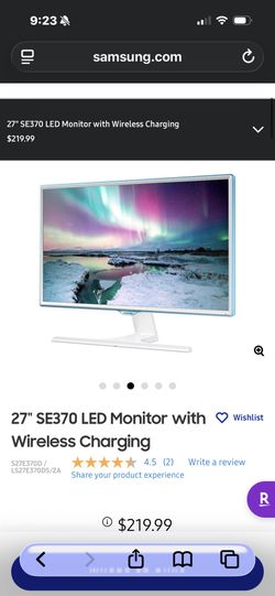 Samsung Monitor In Aqua