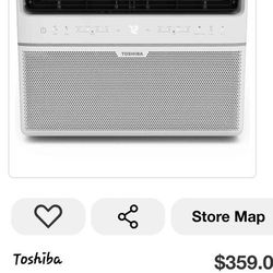 Toshiba  10,000 BTU 115-Volt Smart Wi-Fi Touch Control Window Air Conditioner with Remote 