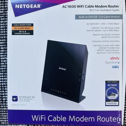 Netgear WiFi Cable Modem Router  