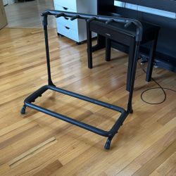  Multi Guitar Rack: Acoustic And Electronic Guitar Display Rack 5 Holder Thick Padding