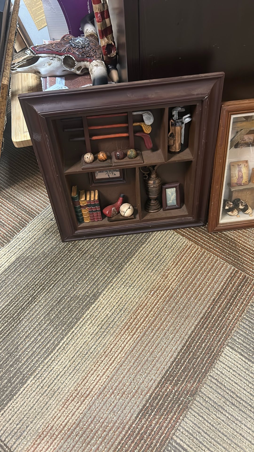 Golf Themed Shadowbox 4 Total