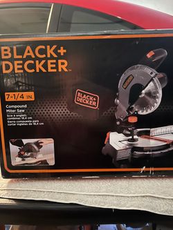 New Black & Decker Compound Miter Saw