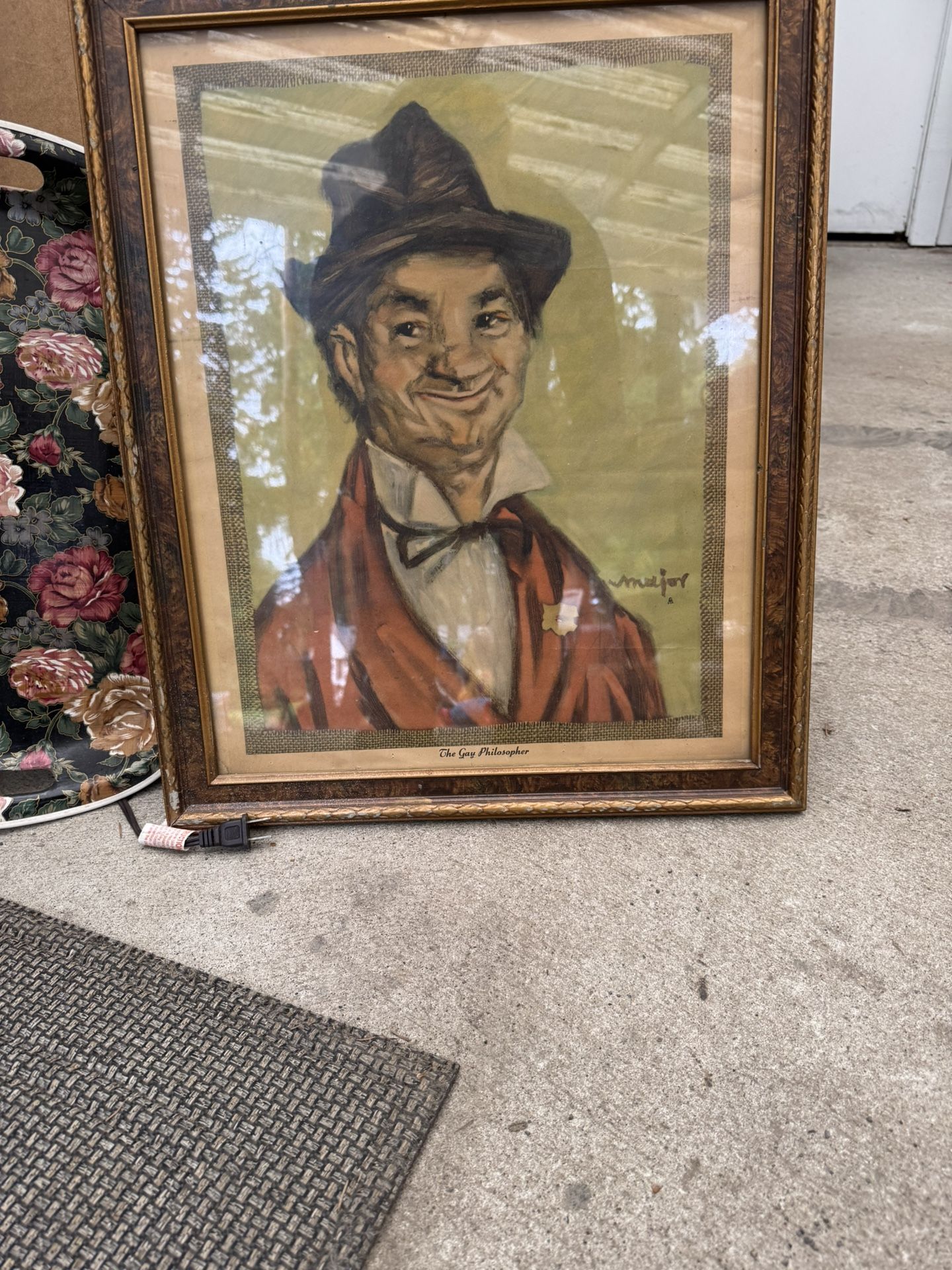 The Gay Philosopher Print In Frame