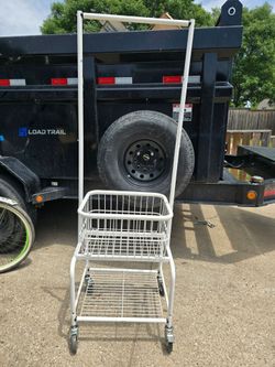 Laundry hamper basket on wheels