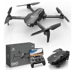 Brand new DEERC D60 Drones with Camera for Adults, Kids, FPV 1080P HD Video, Long Battery Life, Gravity Sensor, Foldable, Hobby RC Quadcopter DEERC D6