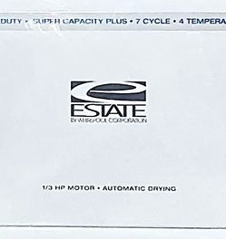 Whirlpool Estate dryer